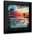 thumbnail image 1 of ArtsyQuotes 15x18 Black Modern Framed Museum Art Print Titled - Albert Einstein Quote: Man of Success, 1 of 5