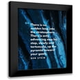 thumbnail image 1 of ArtsyQuotes 15x18 Black Modern Framed Museum Art Print Titled - Ben Stein Quote: No Sudden Leap, 1 of 5