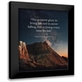 thumbnail image 1 of ArtsyQuotes 15x18 Black Modern Framed Museum Art Print Titled - Nelson Mandela Quote: Rising Every Time, 1 of 5