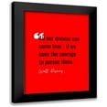 thumbnail image 1 of ArtsyQuotes 15x18 Black Modern Framed Museum Art Print Titled - Walt Disney Quote: All of Our Dreams, 1 of 5