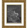 thumbnail image 1 of ArtsyQuotes 15x18 Gold Ornate Wood Framed with Double Matting Museum Art Print Titled - Bible Verse Quote Revelation 6:8, Gustave Dore - Death on a Pale Horse, 1 of 4