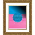 thumbnail image 1 of ArtsyQuotes 15x18 Gold Ornate Wood Framed with Double Matting Museum Art Print Titled - Herman Melville Quote: Thousand Fibers, 1 of 4