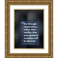 thumbnail image 1 of ArtsyQuotes 15x18 Gold Ornate Wood Framed with Double Matting Museum Art Print Titled - Ralph Charell Quote: Greatest Successes, 1 of 4