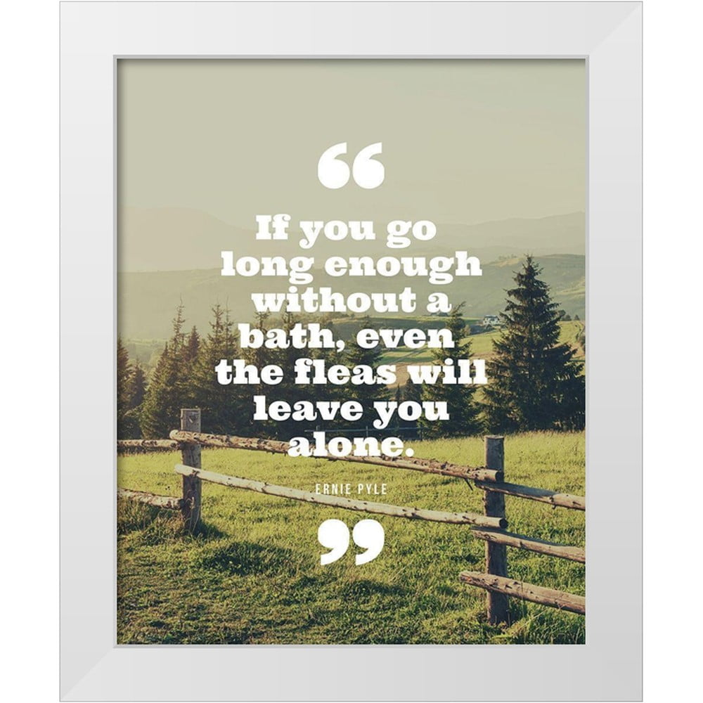 ArtsyQuotes 15x18 White Modern Wood Framed Museum Art Print Titled ...