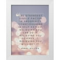 thumbnail image 1 of ArtsyQuotes 15x18 White Modern Wood Framed Museum Art Print Titled - Jerry Gillies Quote: Prosperity Consciousness, 1 of 4
