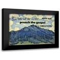 thumbnail image 1 of ArtsyQuotes 18x14 Black Modern Framed Museum Art Print Titled - Bible Verse Quote Mark 16:15, Ferdinand Hodler - Landscape in the Swiss Alps, 1 of 5