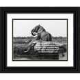 thumbnail image 1 of ArtsyQuotes 18x15 Black Ornate Wood Framed with Double Matting Museum Art Print Titled - Baron Pierre De Coubertin Quote: Life is Not to Triumph, 1 of 4