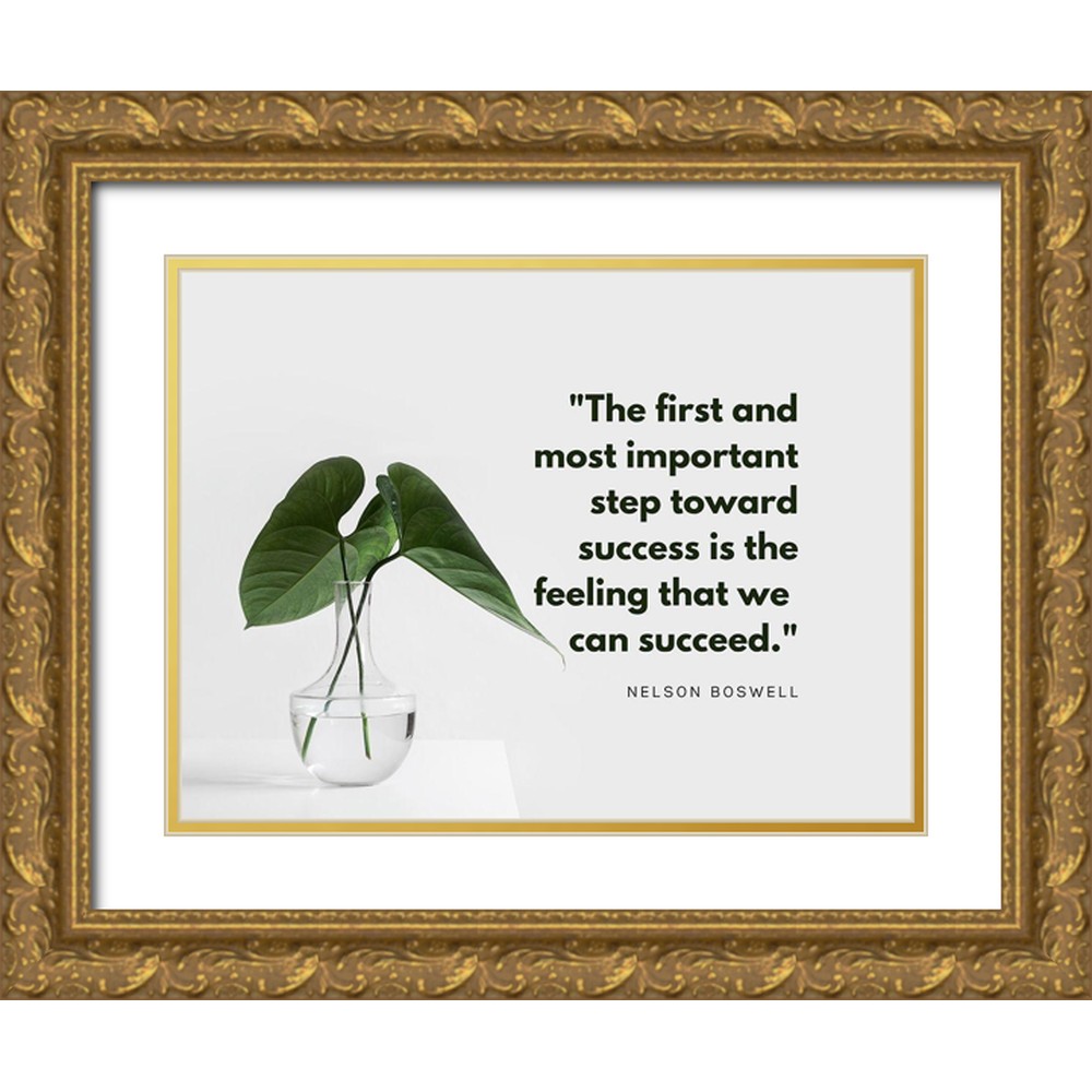 ArtsyQuotes 18x15 Gold Ornate Wood Framed with Double Matting Museum ...