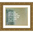 thumbnail image 1 of ArtsyQuotes 18x15 Gold Ornate Wood Framed with Double Matting Museum Art Print Titled - Tony Robbins Quote: Experience, 1 of 4