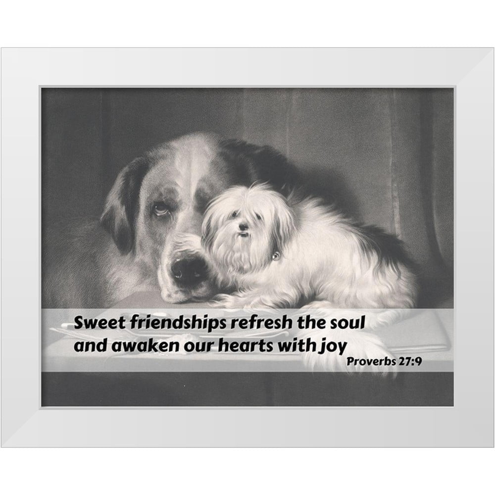 ArtsyQuotes 18x15 White Modern Wood Framed Museum Art Print Titled - Bible Verse Quote Proverbs ...