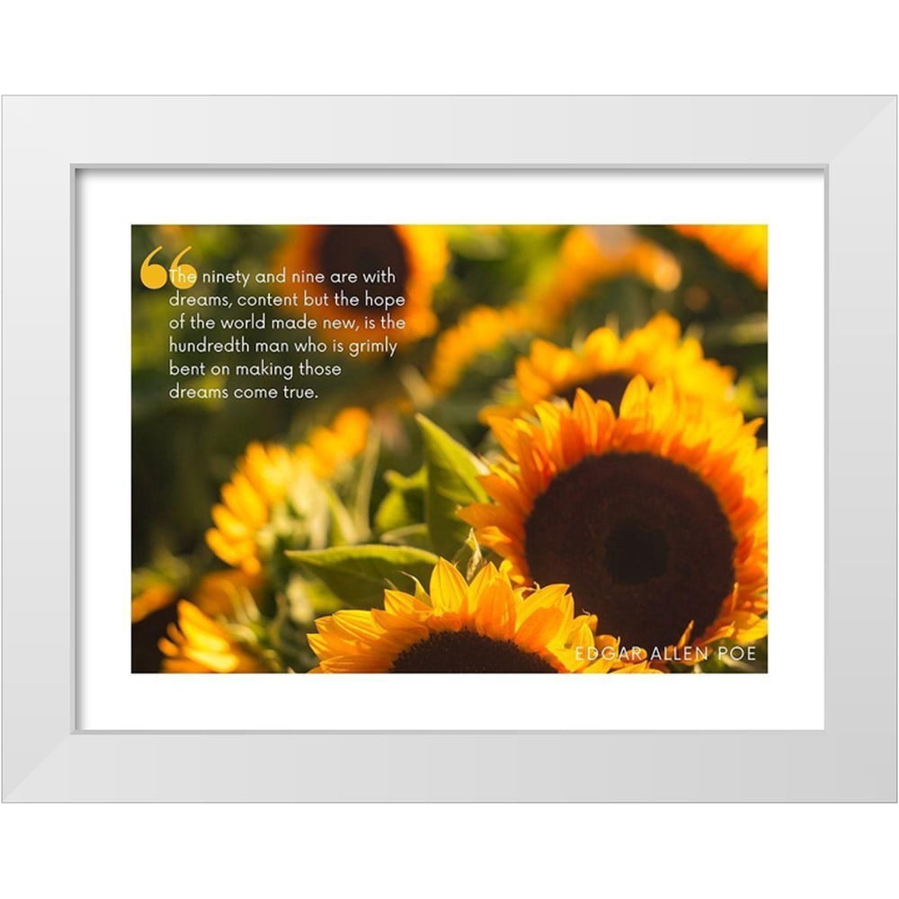 ArtsyQuotes 18x15 White Modern Wood Framed Museum Art Print Titled