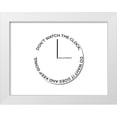 thumbnail image 1 of ArtsyQuotes 18x15 White Modern Wood Framed Museum Art Print Titled - Sam Levenson Quote: The Clock, 1 of 4