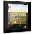 thumbnail image 1 of ArtsyQuotes 19x24 Black Modern Framed Museum Art Print Titled - Amelia Earhart Quote: Tenacity, 1 of 5