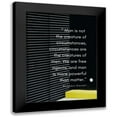 thumbnail image 1 of ArtsyQuotes 19x24 Black Modern Framed Museum Art Print Titled - Benjamin Disraeli Quote: Creature of Circumstances, 1 of 5