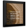 thumbnail image 1 of ArtsyQuotes 19x24 Black Modern Framed Museum Art Print Titled - Bible Verse Quote Mark 3:25, 1 of 5