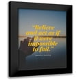 thumbnail image 1 of ArtsyQuotes 19x24 Black Modern Framed Museum Art Print Titled - Charles F. Kettering Quote: Impossible to Fail, 1 of 5