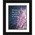 thumbnail image 1 of ArtsyQuotes 19x24 Black Ornate Wood Framed with Double Matting Museum Art Print Titled - Cher Quote: Architects of Society, 1 of 4