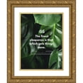 thumbnail image 1 of ArtsyQuotes 19x24 Gold Ornate Wood Framed with Double Matting Museum Art Print Titled - David Lloyd George Quote: Finest Eloquence, 1 of 4