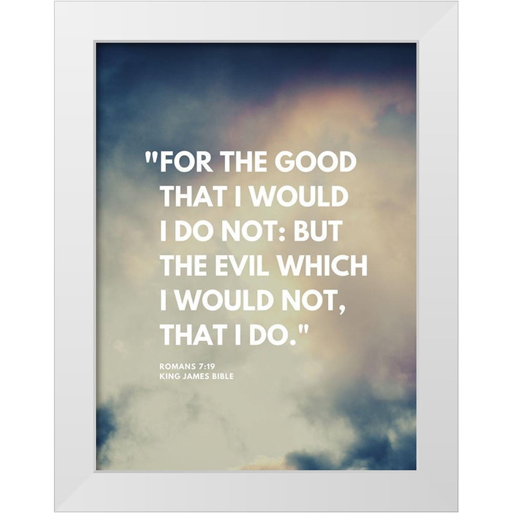 ArtsyQuotes 19x24 White Modern Wood Framed Museum Art Print Titled ...
