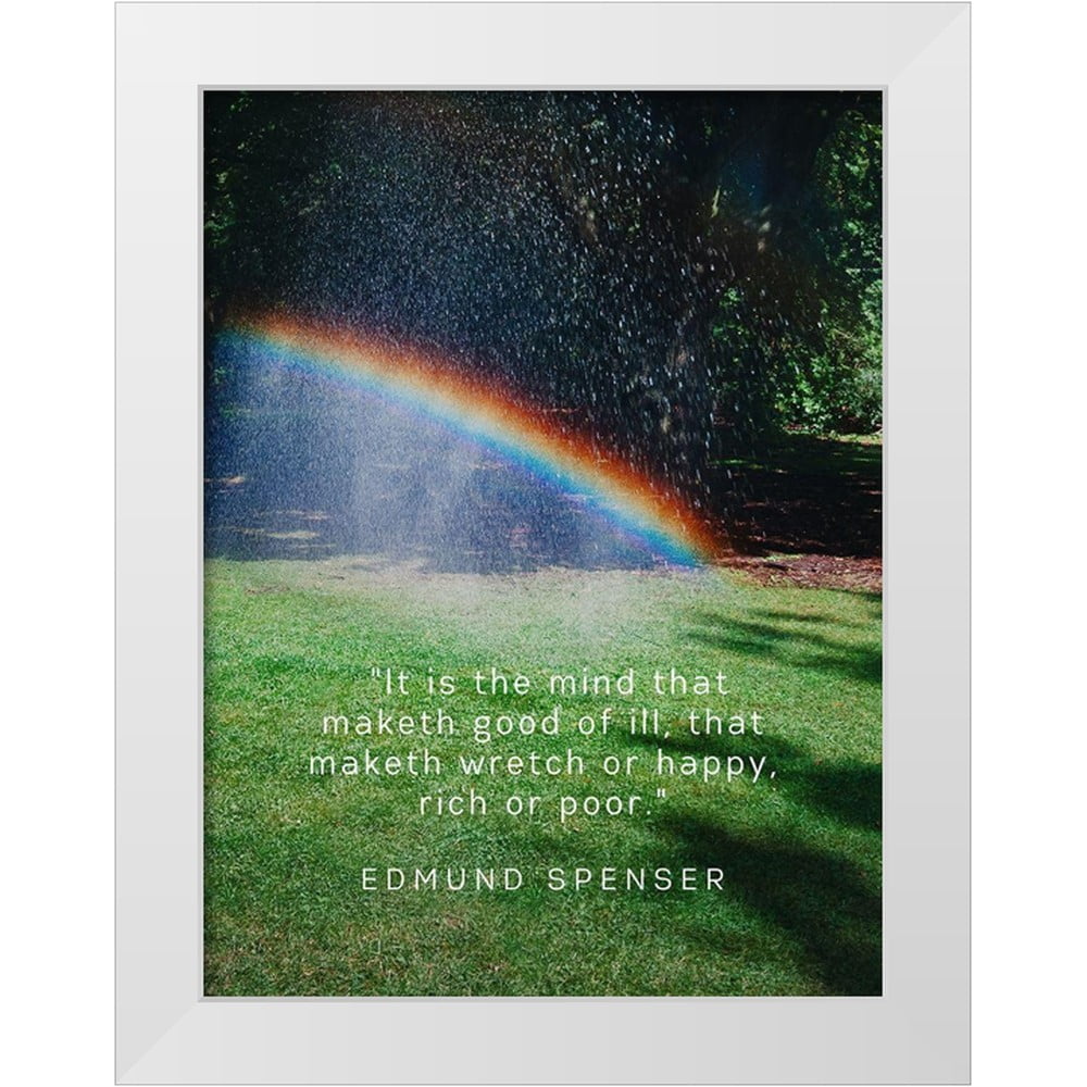 ArtsyQuotes 19x24 White Modern Wood Framed Museum Art Print Titled ...