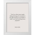 thumbnail image 1 of ArtsyQuotes 19x24 White Modern Wood Framed Museum Art Print Titled - Michale Korda Quote: Taking Advantage, 1 of 4