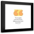 thumbnail image 1 of ArtsyQuotes 20x20 Black Modern Framed Museum Art Print Titled - Artsy Quotes Quote: Memories, 1 of 5
