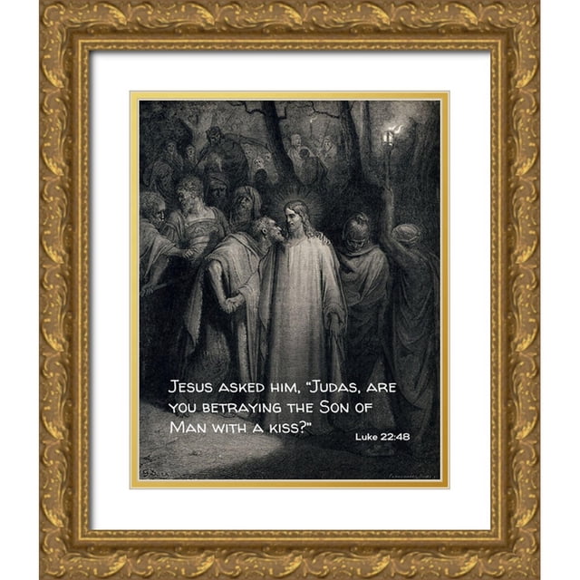 ArtsyQuotes 20x24 Gold Ornate Wood Framed with Double Matting Museum ...