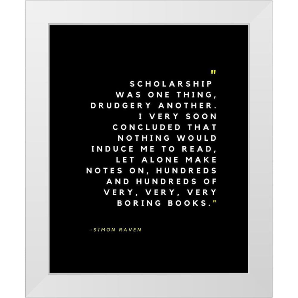 ArtsyQuotes 20x24 White Modern Wood Framed Museum Art Print Titled ...