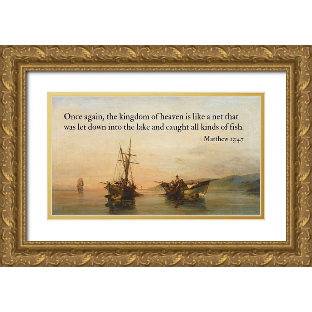 ArtsyQuotes 24x15 Gold Ornate Wood Framed with Double Matting Museum ...