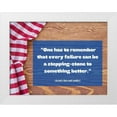 thumbnail image 1 of ArtsyQuotes 24x19 White Modern Wood Framed Museum Art Print Titled - Colonel Harland Sanders Quote: Every Failure, 1 of 4