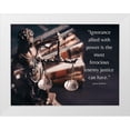 thumbnail image 1 of ArtsyQuotes 24x19 White Modern Wood Framed Museum Art Print Titled - James Baldwin Quote: Ignorance, 1 of 4