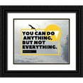 thumbnail image 1 of ArtsyQuotes 24x20 Black Ornate Wood Framed with Double Matting Museum Art Print Titled - David Allen Quote: You Can do Anything, 1 of 4