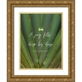 thumbnail image 1 of ArtsyQuotes 25x32 Gold Ornate Wood Framed with Double Matting Museum Art Print Titled - Gautama Buddha Quote: Drop by Drop, 1 of 4