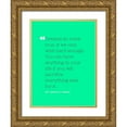 thumbnail image 1 of ArtsyQuotes 25x32 Gold Ornate Wood Framed with Double Matting Museum Art Print Titled - Sir James M. Barrie Quote: Dreams do Come True, 1 of 4