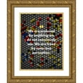 thumbnail image 1 of ArtsyQuotes 25x32 Gold Ornate Wood Framed with Double Matting Museum Art Print Titled - Vernon Howard Quote: Conscious Perception, 1 of 4