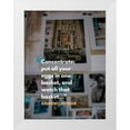thumbnail image 1 of ArtsyQuotes 25x32 White Modern Wood Framed Museum Art Print Titled - Andrew Carnegie Quote: Eggs in One Basket, 1 of 4