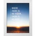 thumbnail image 1 of ArtsyQuotes 25x32 White Modern Wood Framed Museum Art Print Titled - George Washington Carver Quote: There is No Vision, 1 of 4