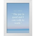 thumbnail image 1 of ArtsyQuotes 25x32 White Modern Wood Framed Museum Art Print Titled - John F. Kennedy Quote: Walk to Work, 1 of 4