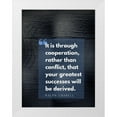 thumbnail image 1 of ArtsyQuotes 25x32 White Modern Wood Framed Museum Art Print Titled - Ralph Charell Quote: Greatest Successes, 1 of 4