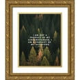 thumbnail image 1 of ArtsyQuotes 26x32 Gold Ornate Wood Framed with Double Matting Museum Art Print Titled - Stephen Covey Quote: My Decisions, 1 of 4