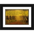 thumbnail image 1 of ArtsyQuotes 32x22 Black Ornate Wood Framed with Double Matting Museum Art Print Titled - Bible Verse Quote Proverbs 4:18, John Atkinson Grimshaw - Evening Glow, 1 of 4