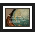 thumbnail image 1 of ArtsyQuotes 32x25 Black Ornate Wood Framed with Double Matting Museum Art Print Titled - Franklin Delano Roosevelt Quote: Doubts of Today, 1 of 4