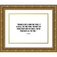 thumbnail image 1 of ArtsyQuotes 32x25 Gold Ornate Wood Framed with Double Matting Museum Art Print Titled - Vince Lombardi Quote: All Time Thing, 1 of 4