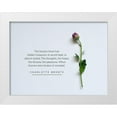 thumbnail image 1 of ArtsyQuotes 32x25 White Modern Wood Framed Museum Art Print Titled - Charlotte Bronte Quote: The Human Heart, 1 of 4