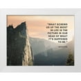 thumbnail image 1 of ArtsyQuotes 32x25 White Modern Wood Framed Museum Art Print Titled - Socrates Quote: Supposed to Be, 1 of 4