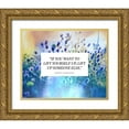 thumbnail image 1 of ArtsyQuotes 32x26 Gold Ornate Wood Framed with Double Matting Museum Art Print Titled - Booker T. Washington Quote: Lift Yourself Up, 1 of 4