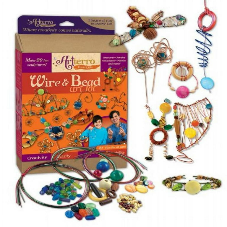 Wire and shop bead art