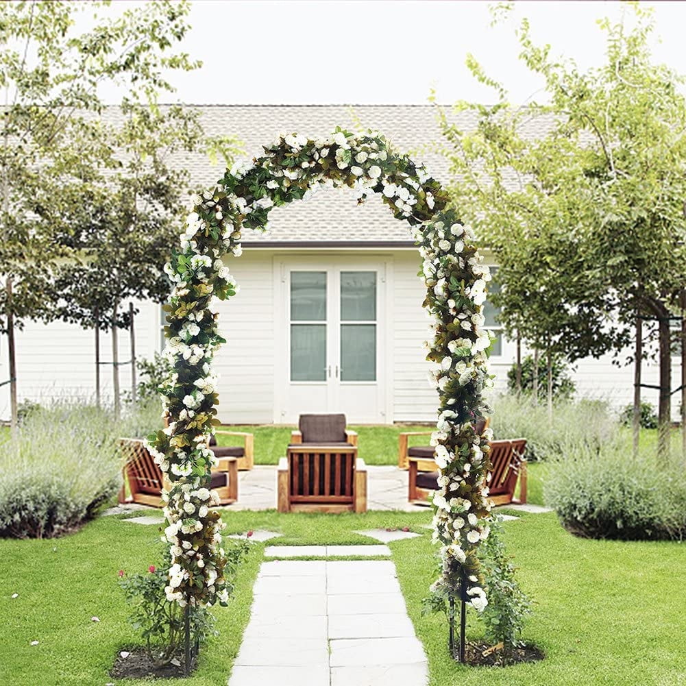 Arttoreal Large Patio Metal Garden Arch, Arbor Tre