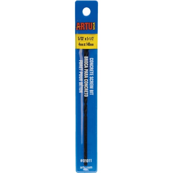 Artu - 5/32In x 5-1/2In Concrete Screw Bit