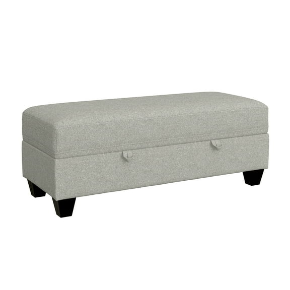 Artum Hill Gerard Pebble Gray 49.5" Storage Ottoman